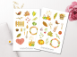 Preview: Herbst Ernte Sticker Set